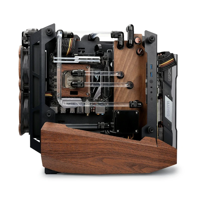 Sharp wood grain theme, host i7 10700K/RTX 3080 desktop computer
