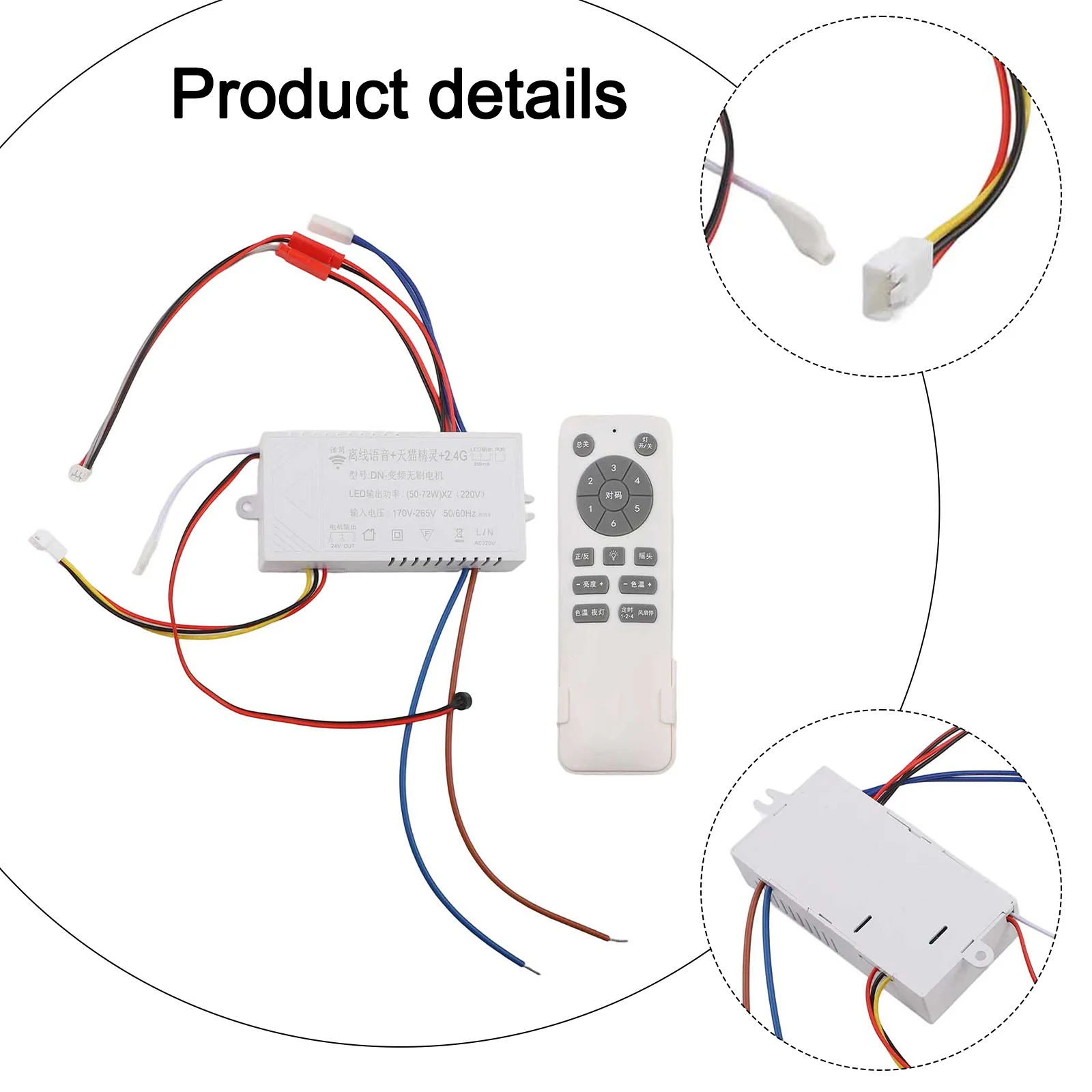 

Мониторинг батареи 6-скоростной диммер для производства Встроенное сопряжение приемника Легкая функция сброса для освещения спальни