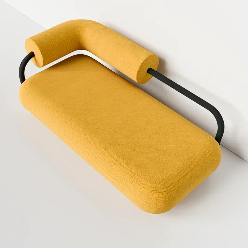 

S Современный легкий роскошный тканевый диван Дизайнерский прямой ряд в форме двойного дивана Гостиная Дом