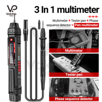 ANENG A3005 Digital Multimeter Pen Type 4000 Counts Professional Meter Non-Contact Auto AC/DC Voltage Ohm Diode NCV Tester Tools