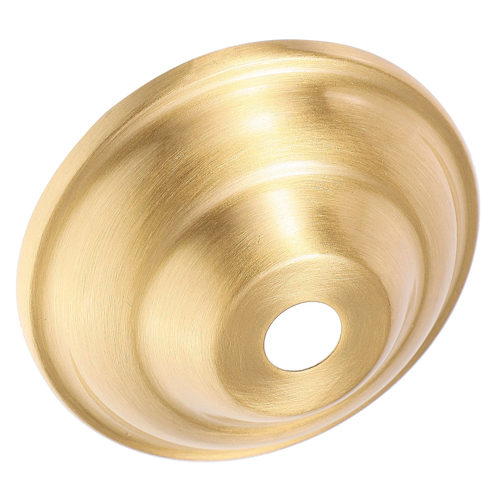 Rounded Brass Lamp Finial Holder Metal Lamp Bases Wall Ceiling Light Cups Retro Socket Cup Lampshade Finial Brass Lamp
