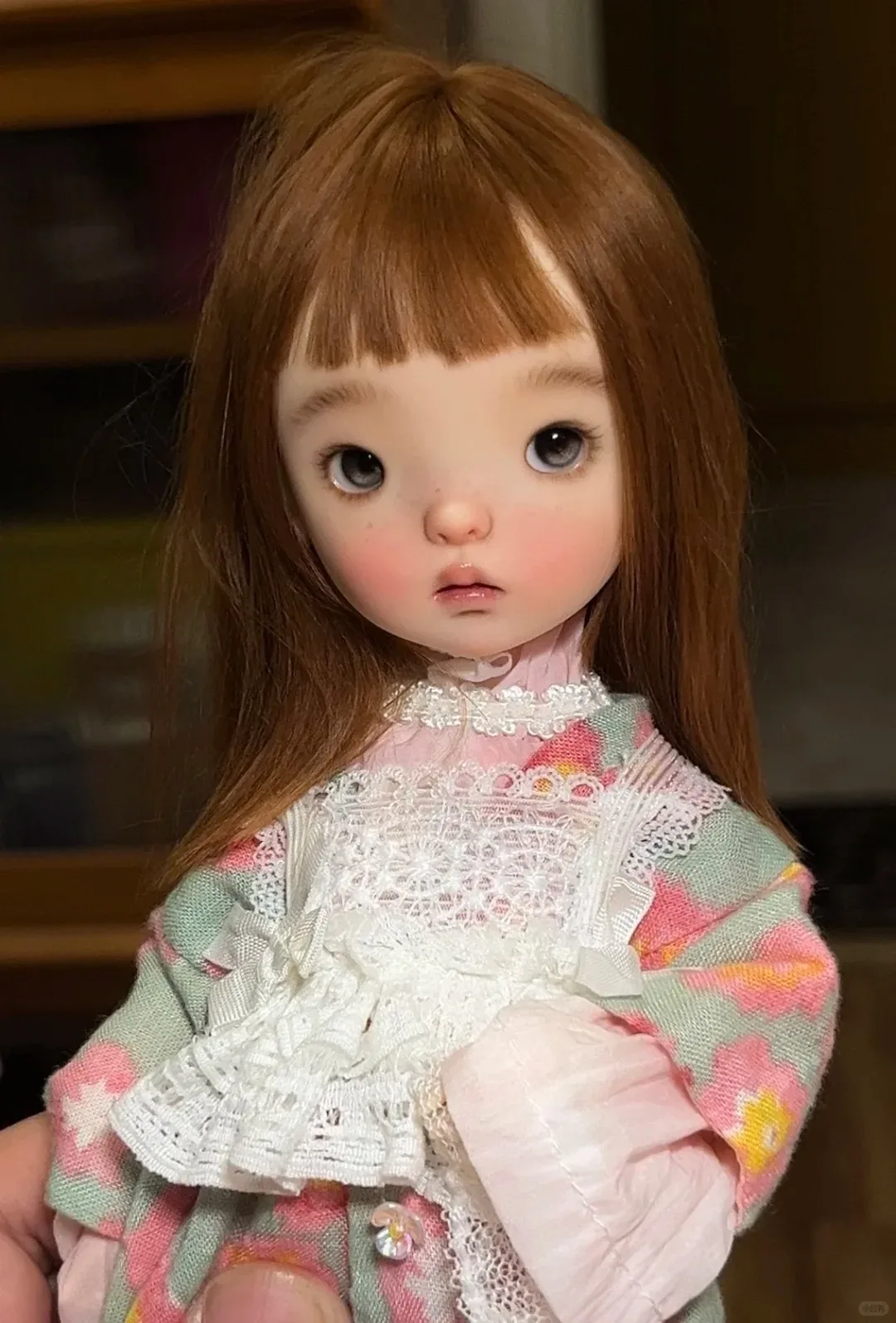 Nuova bambola sd BJD 1/6 grande testa carina set di bambole ragazza giocattolo in resina di alta qualità regalo di compleanno bambole angelo per bambini in