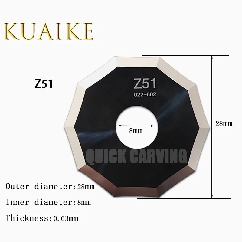 

5PCS Cutting Blade Router Cutter Z50 Z51 Z52 Z53 Carbide Rotary Blade Circular Cutting Knife