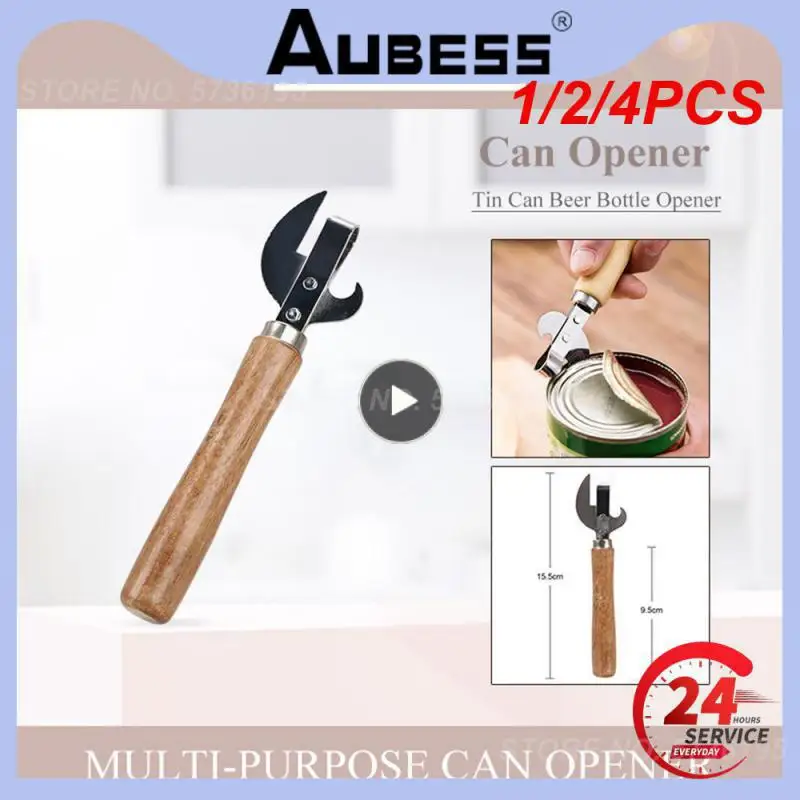 Dissolvant de couvercle manuel Portable pour pots, ouvre-boîte multifonction, Gadgets d'ustensiles, ouvre-boîte de cuisine pour la maison, 1/2/4 pièces