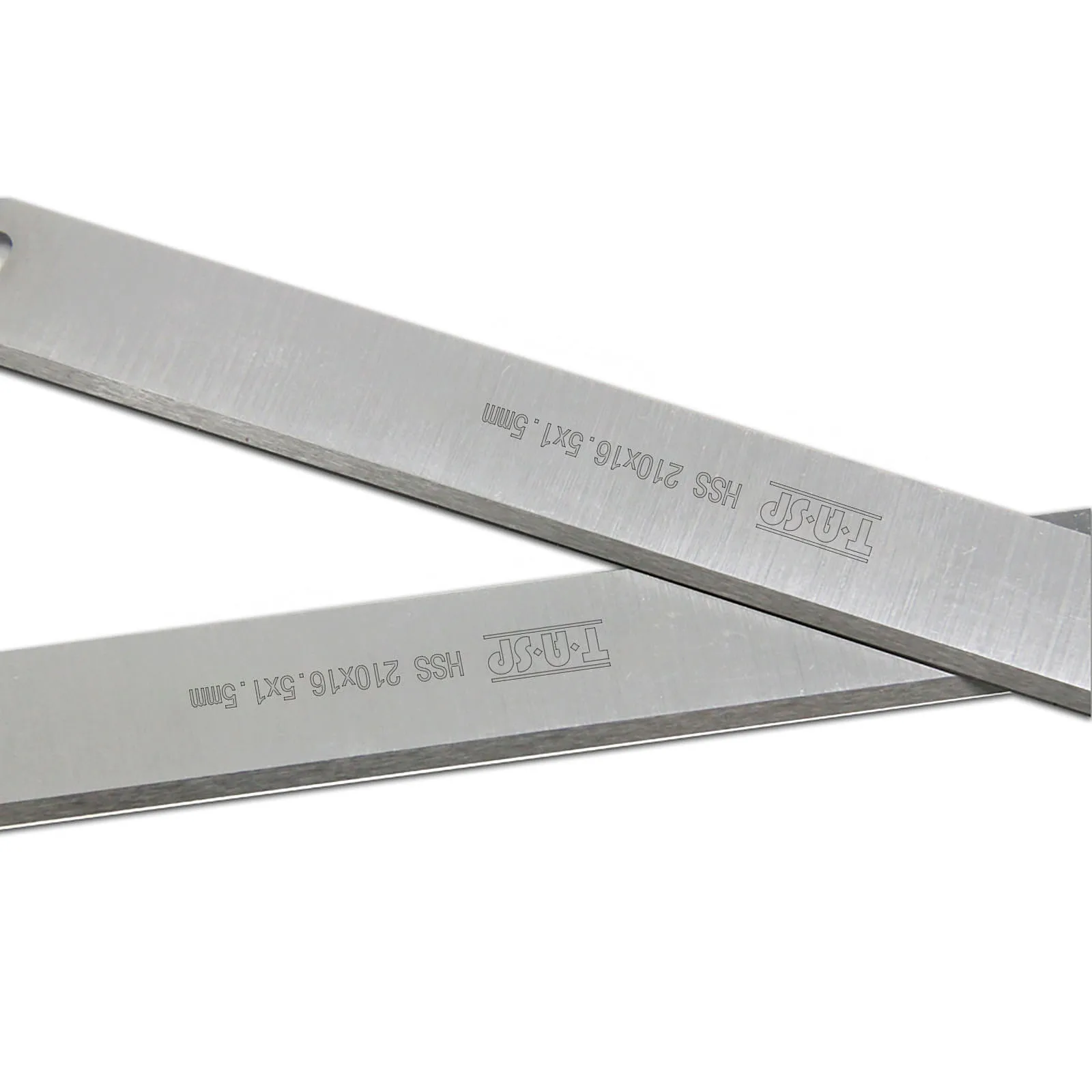 TASP 2 Pairs 210mm HSS Wood Planer Blades 210x16.5x1.5mm Thicnknesser Knives for Einhell TH-SP 204 TC-SP 204 ERBAUER 052