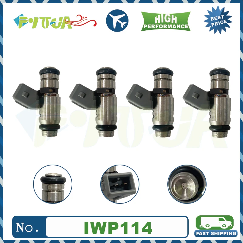 

4pcs fuel Injector IWP114 IWP-114 CAR For Volkswagen Golf Parati Saveiro GIII 1.8 2.0 (gasolina) 00- Quantum Santana 1.8