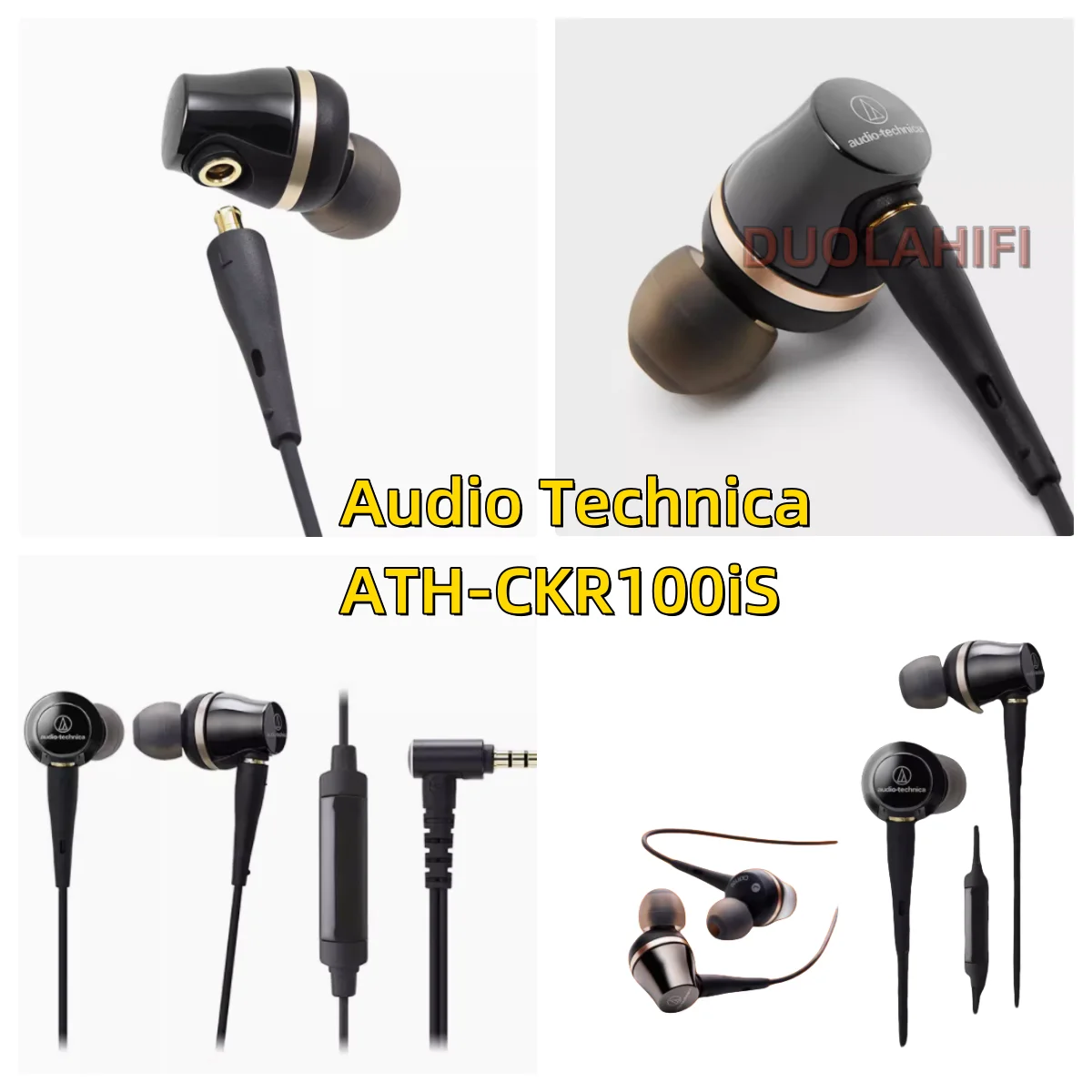 

Audio Technica//ATH-CKR100iS Dual Dynamic Flagship In Ear