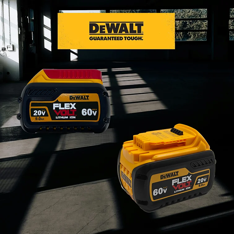 Original Dewalt Akku 20 V 60 V 5 Ah 6 Ah 9 Ah Lithium-Ionen DCB205 DCB206 DCB609G Power Elektro-Akku-Werkzeug-Set Ersatz