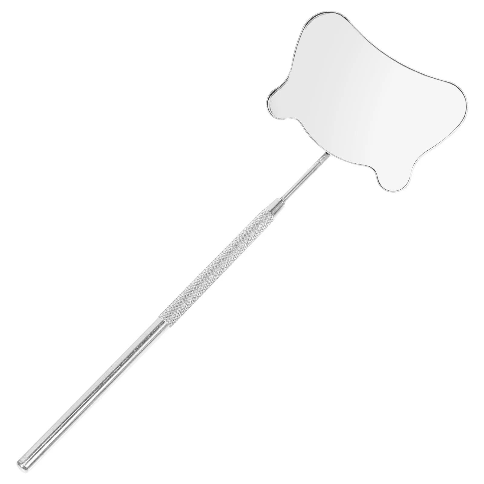 Espelho de cílios de aço inoxidável para extensões de cílios alça antiderrapante design em forma de urso portátil ferramenta portátil espelho de cílios