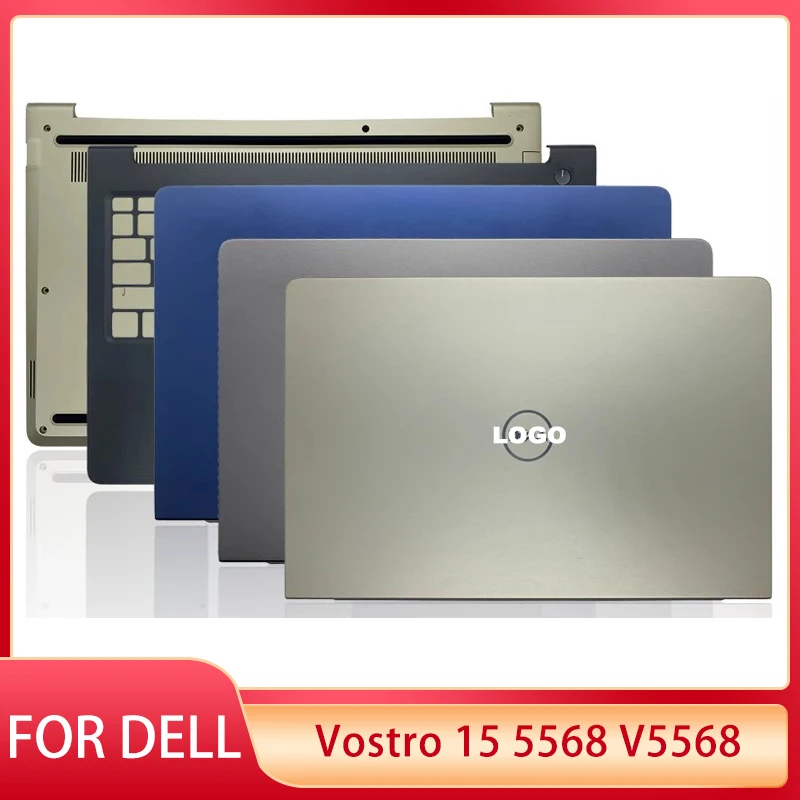 New For Dell Vostro 15 5568 V5568 P62F Laptop LCD Back Cover Front Bezel Bottom Base Case Housing