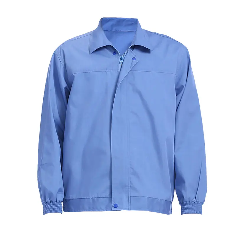 Picture 6: Food Industry Thin Long Sve White Work orm Set for Men And Women Breathable Hygienic Clean Workwear Cotton Polyester B...