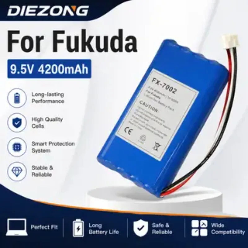 

2026NEW High Quality 9.5V 4200mAh Medical Battery for Fukuda Denshi CardiMax FX-7000 FX-7101 FX-7102 Lithium Battery in Stock