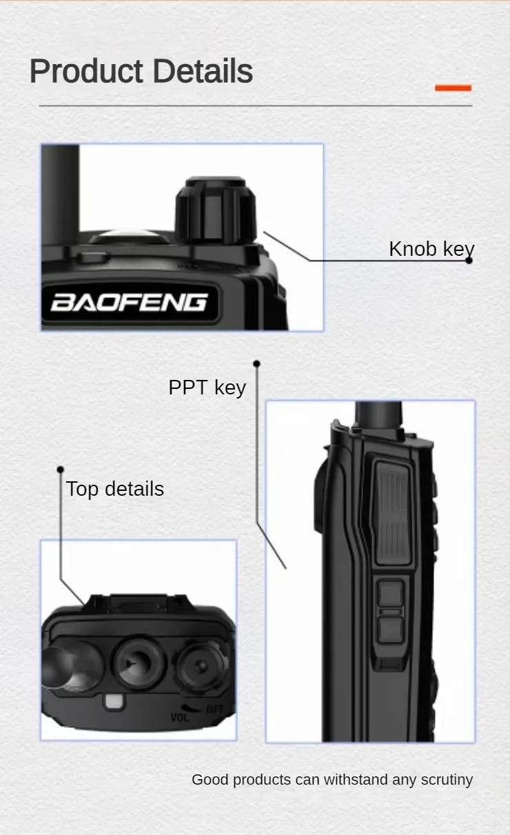 2024 Latest Baofeng UV27 Walkie Talkie High Capacity AM FM Two Way Radio UV 27 Full Band LED Noise Reduction DTMF Ham Radios