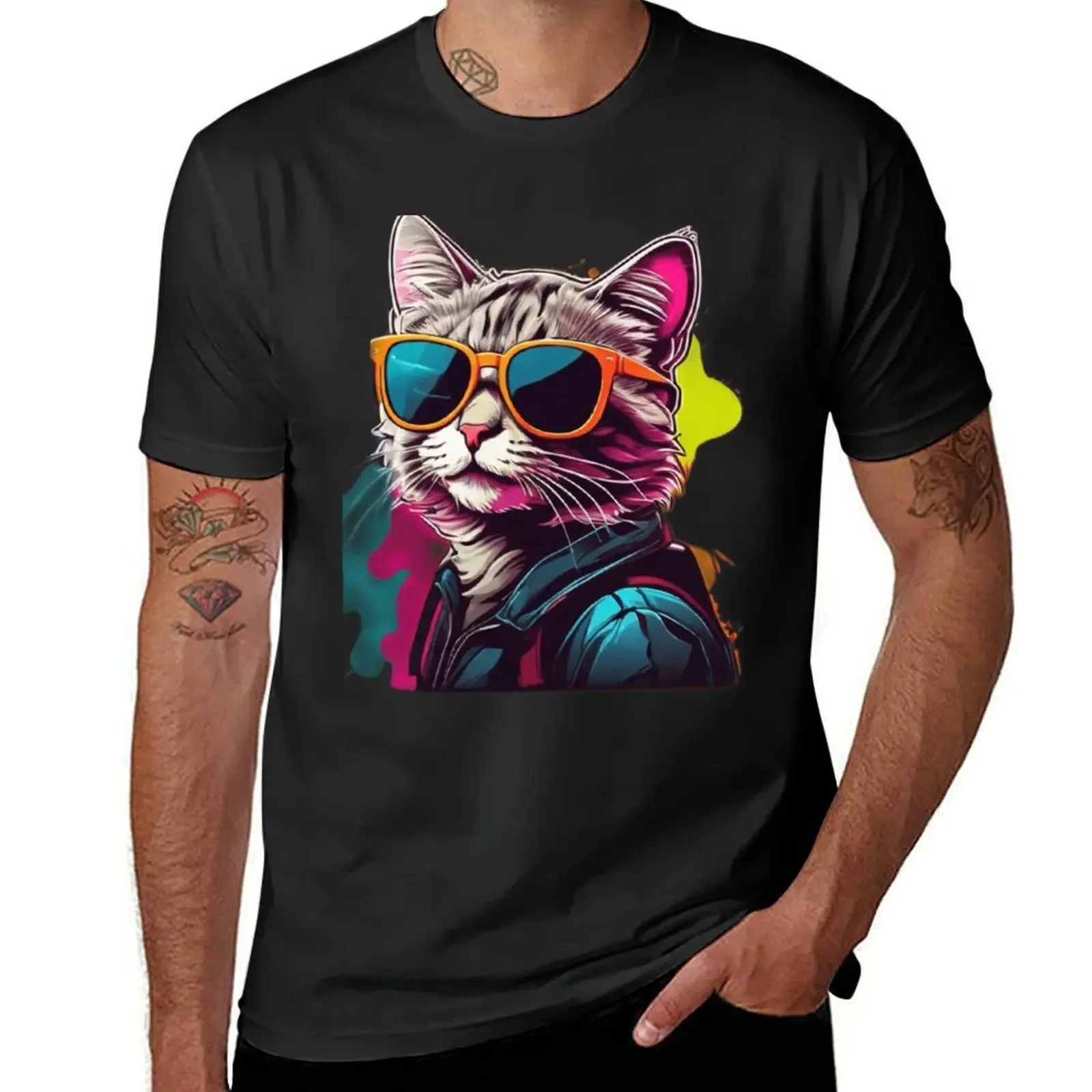 

Cool Cut Retro Sunset Vaporwave T-Shirt hippie clothes oversized fitted t shirts for men