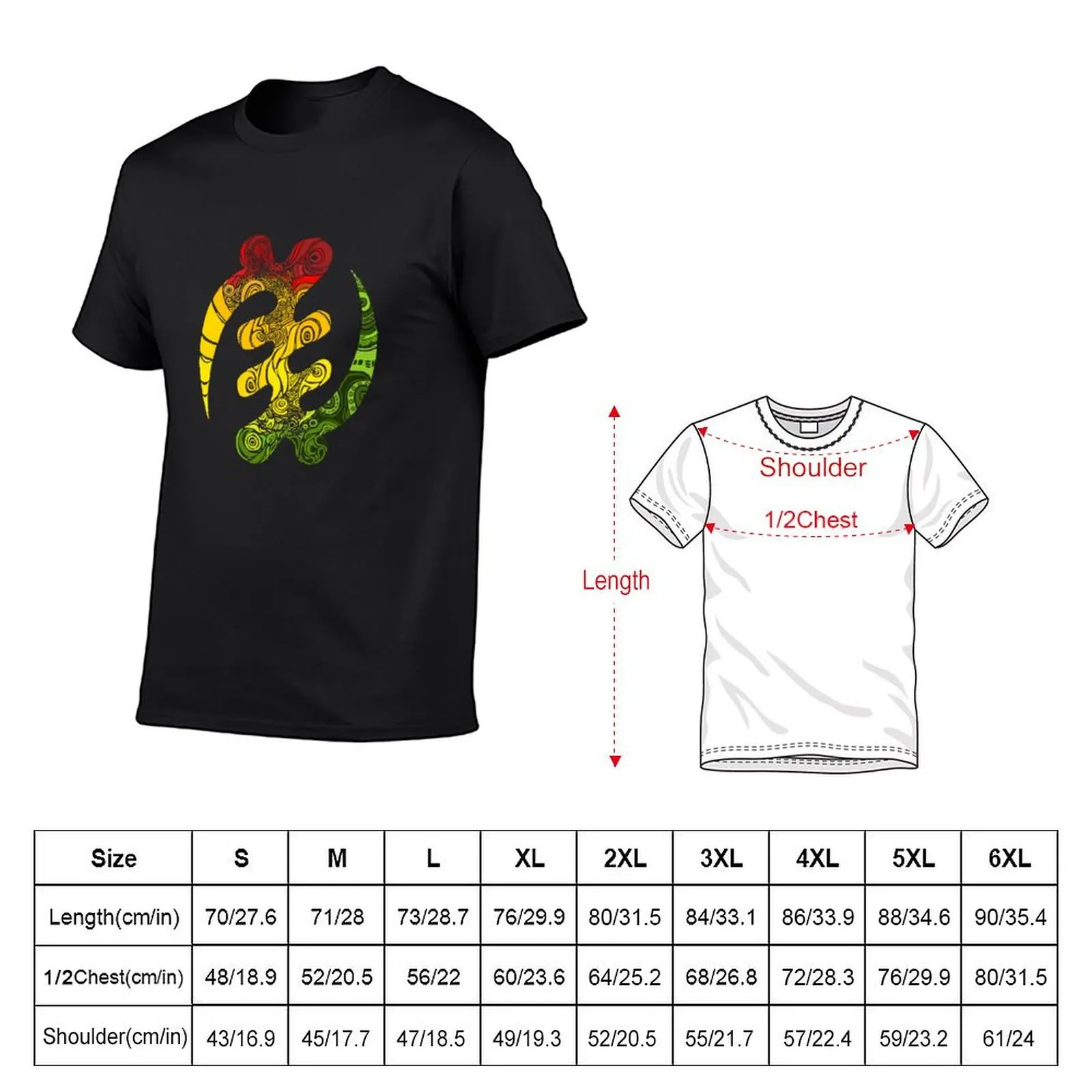 Gye Nyame symbol only T-Shirt plus size tops tops t shirts for men