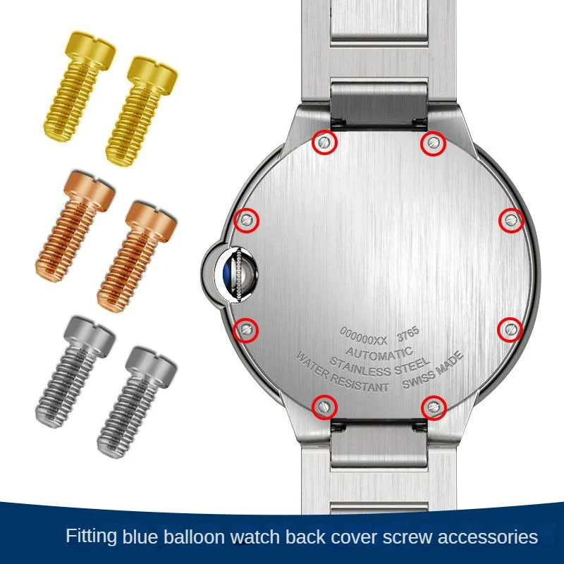 غطاء خلفي براغي غطاء سفلي لطبقة السيارة ، سلسلة البالون الأزرق ، برغي مسطح صغير مع أدوات ، إكسسوارات ساعة ، من من من من من من من من الخارج ، من من من الخارج