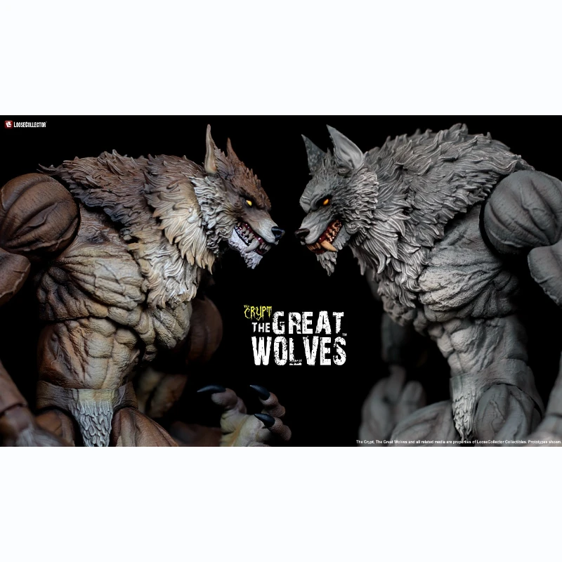 The Crypt Giant Wolf Werewolf Big Bad Wolf Movable Action Figure Models Toys Gifts Movies Anime Multiverse Figures Soldier Man