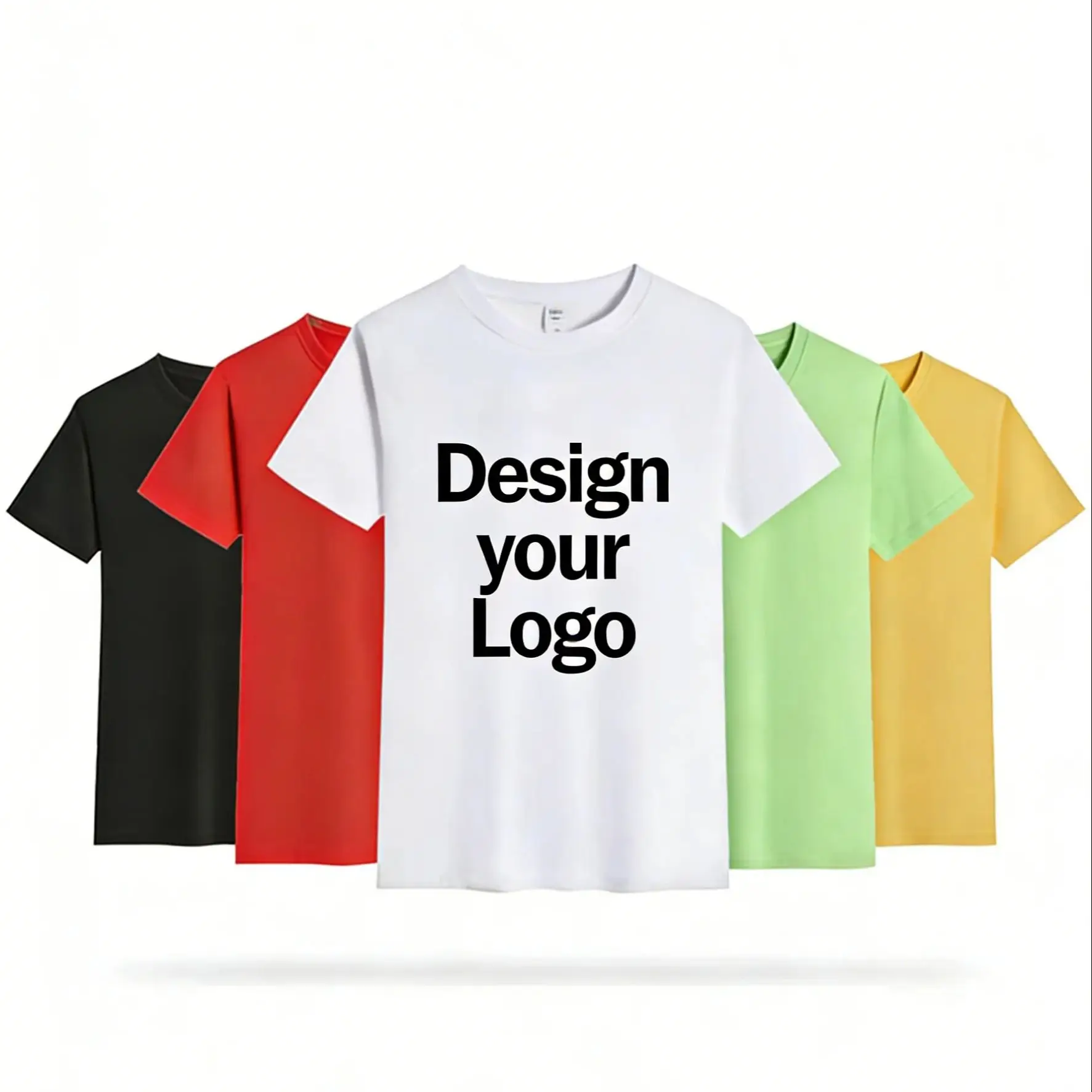 

Customized Cotton T-Shirt Tops Men Women DIY Logo Text Name Personalized Work Class Promotional Printed T-shirts