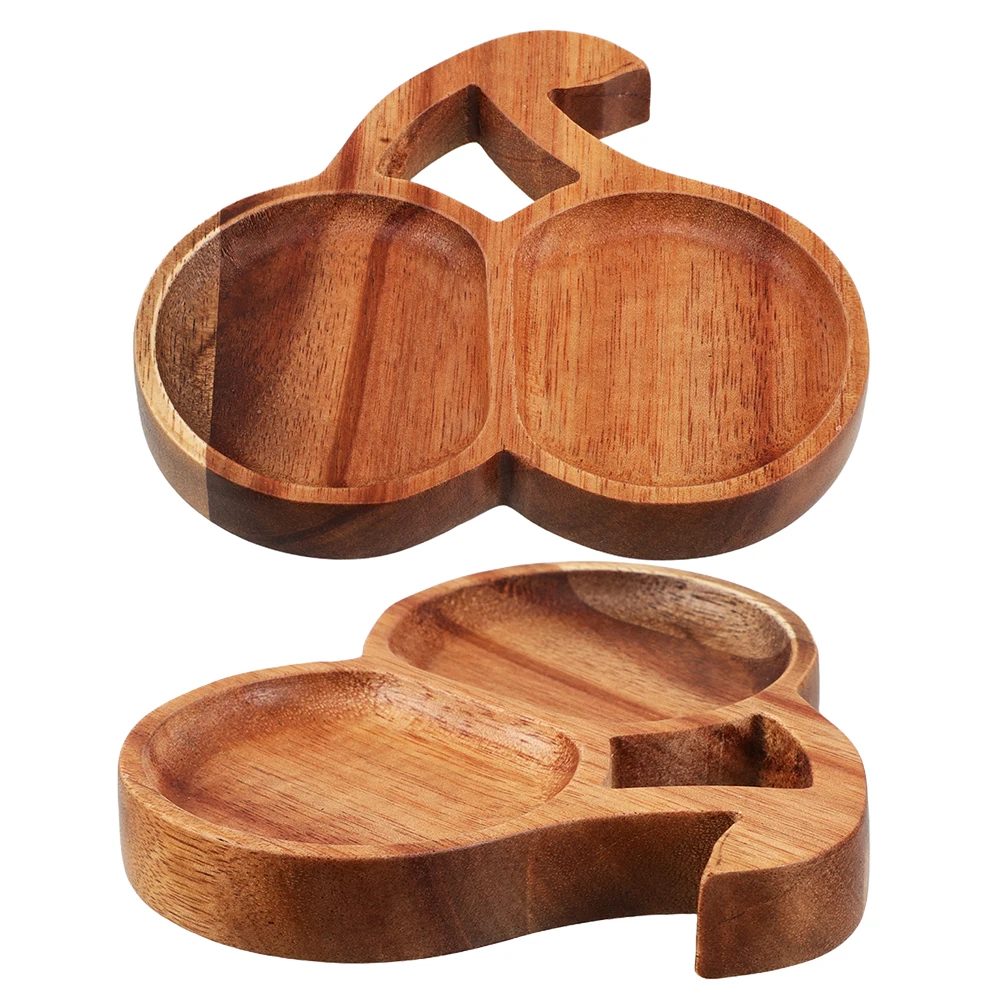 

Shaped Serving Platter Tray Household Wood Sauce Dishes Party Supplies