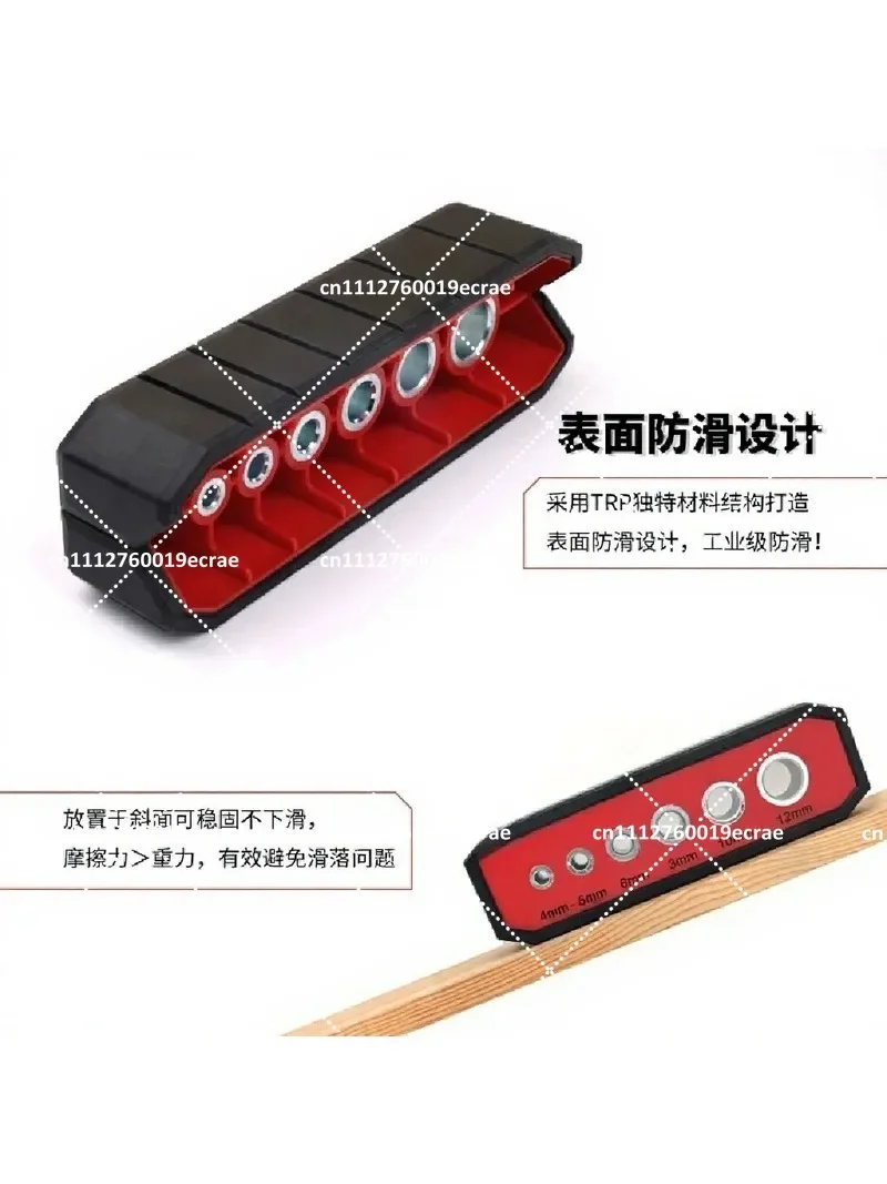 Electric Drill Anti-Skid Woodworking Right Angle Tenon Maker Vertical Drilling Auxiliary Device 4/5/6/8/10mm Punching Positioner