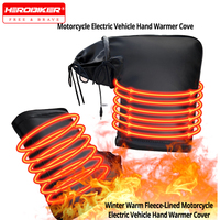 Motorcycle Handlebar Muffs Winter Mitts Electric Heating Handlebar Gloves Waterproof Handmuffs Handle Cover Hand Covers Warmers