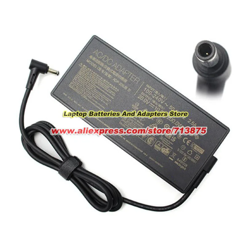 Genuine 200W ADP-200JB D AC Adapter for Asus ROG ZEPHYRUS G15 GA503Q GA503QR FA706QR GA503QS A15 FA506 F15 A17 F17 G713 G713IC