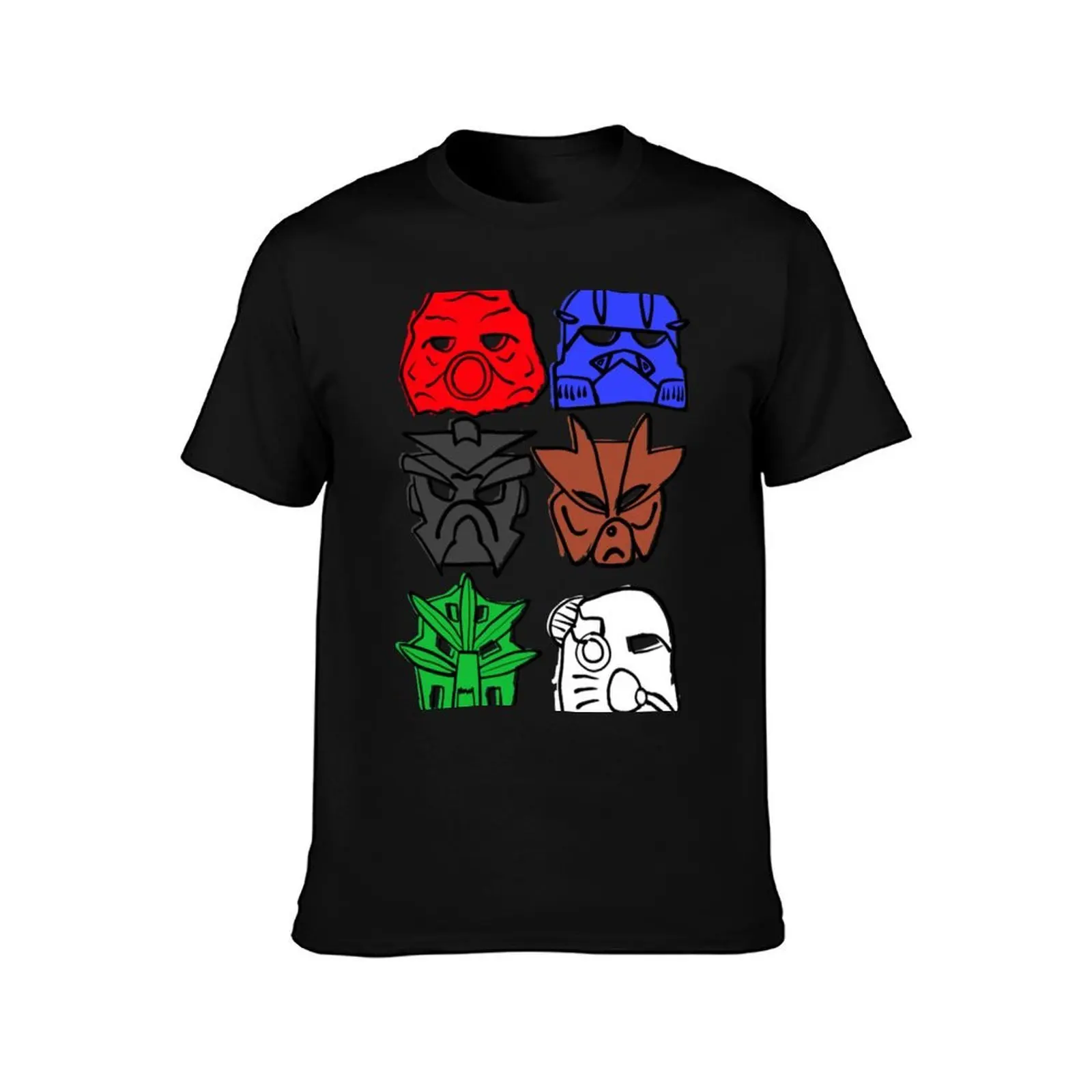 Sketchy Kanohi Nuva T-Shirt printed t shirts for man T-Shirt