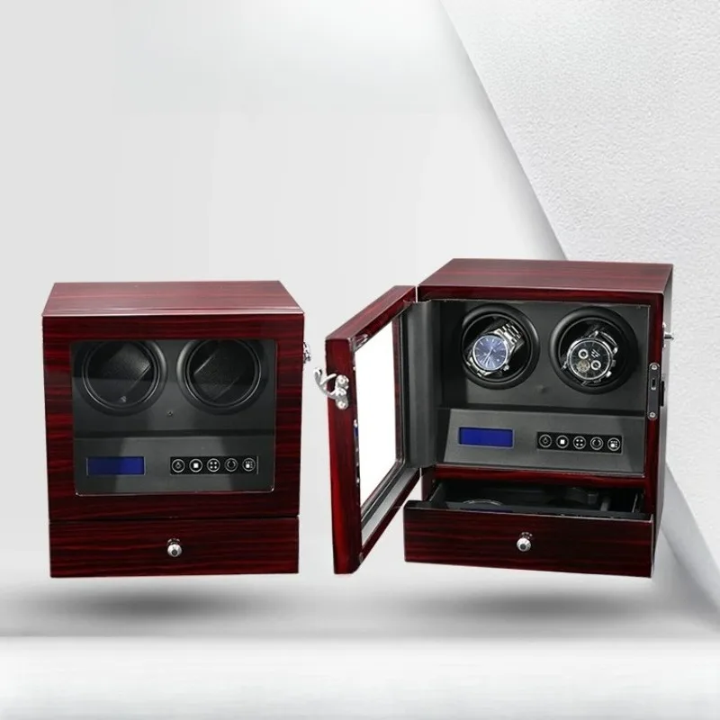 

Table position mechanical watch automatic winding box with touch remote control watch box rocker storage box
