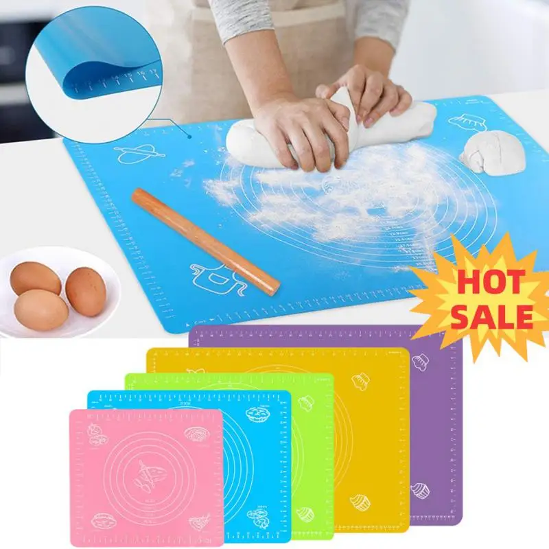 Silicone Mat Kitchen Kneading Dough Baking Mat Dough Pads Tools Sheet Accessories Cooking Tool