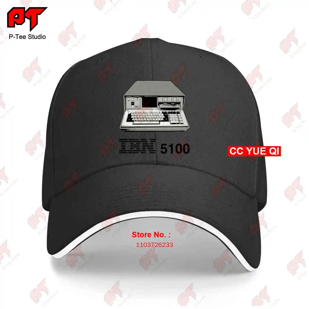 Ibn 5100 Steins Gate Ibm Anime Pc Otaku Geek Japanese Old Computer Baseball Caps Truck Cap V9LF