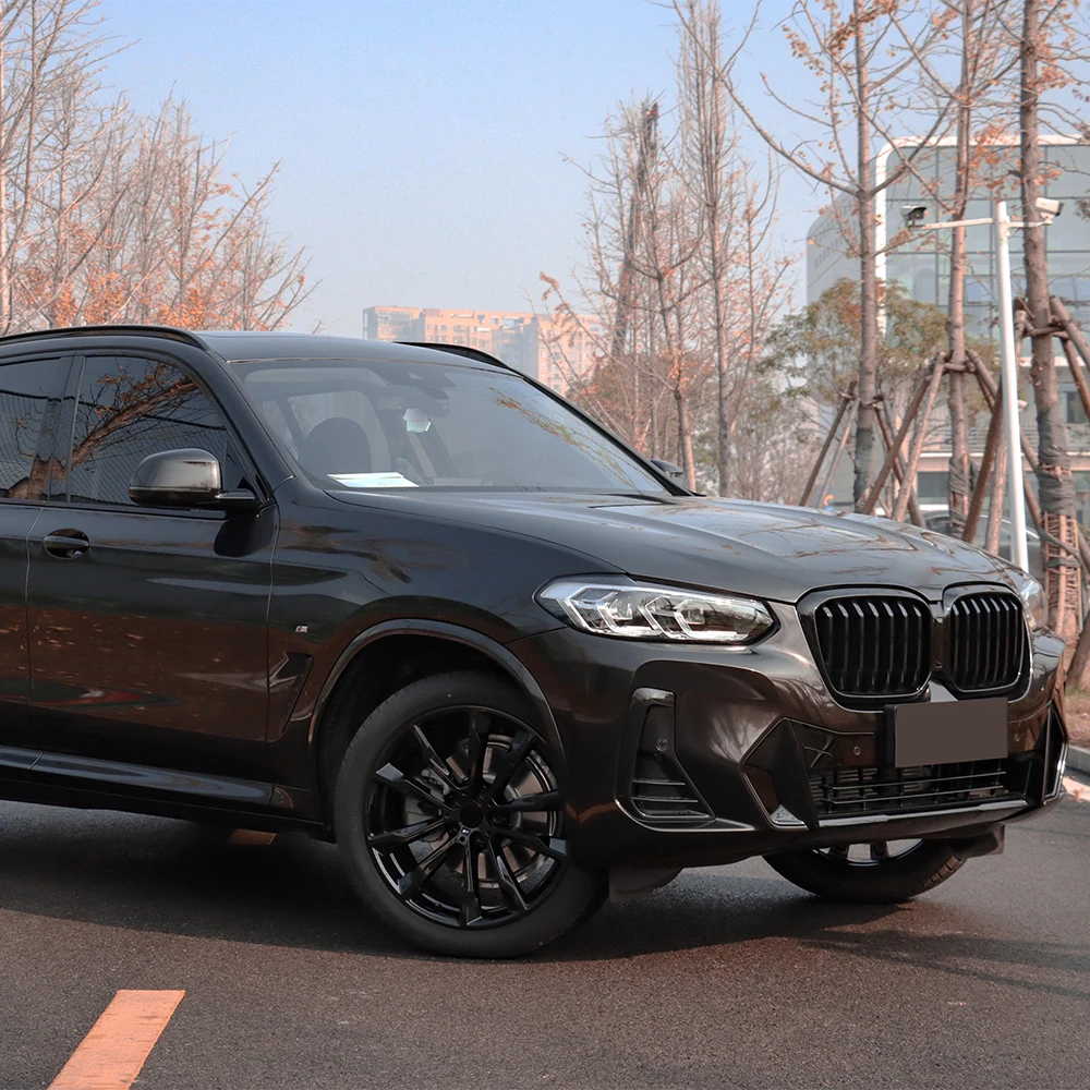 Metallic Black Vinyl Film Car Sticker Auto Color Change Decals PET Bubble Free Wrappinp Car Accessories Interior Exterior