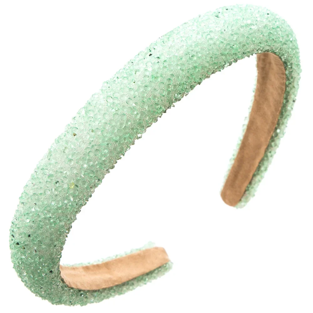Frosted Candy Color Headband Pastel Shimmering Hairband Casual Beach Vacation Headwear Clean Aesthetic Hair Ornament Hoop view 5