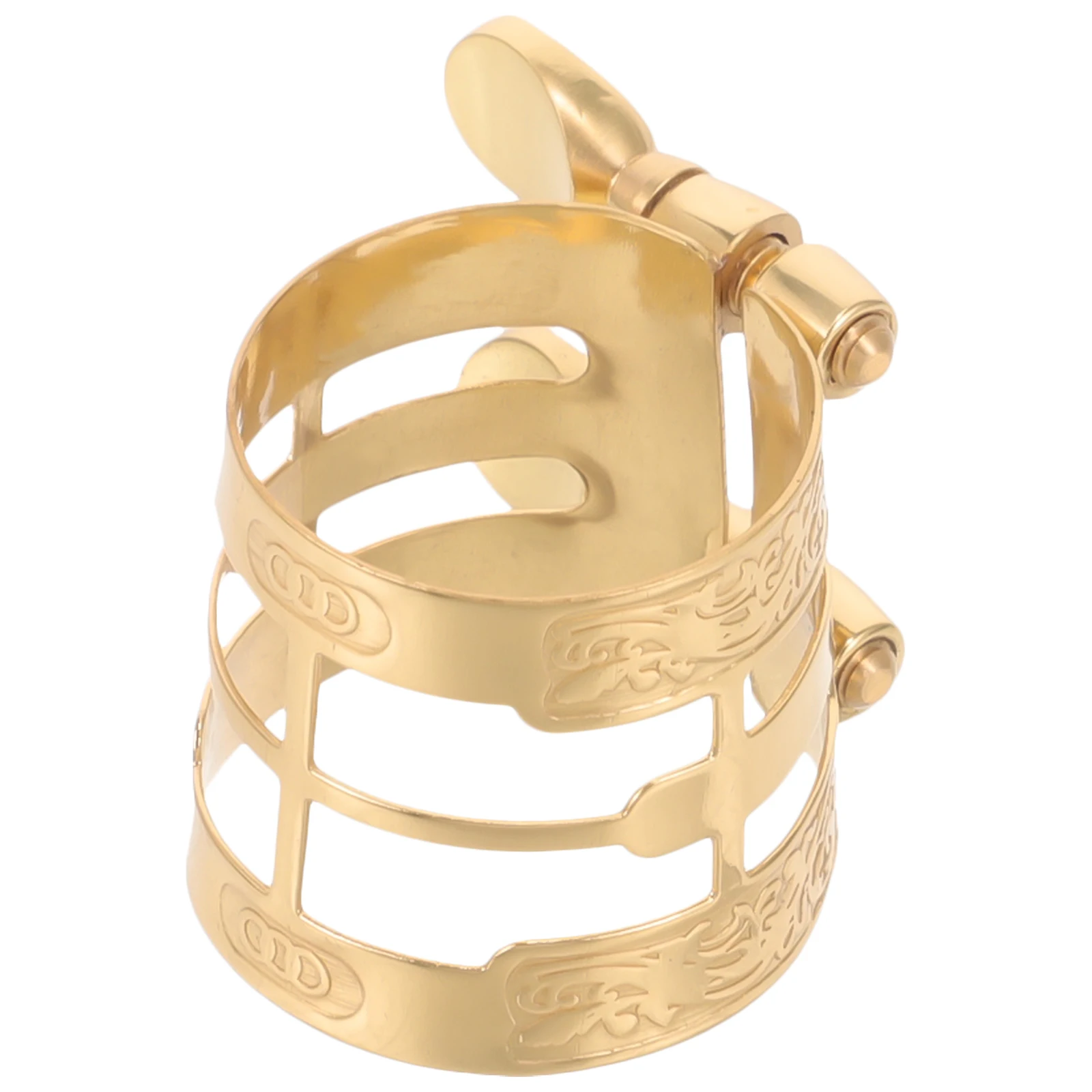 

Stylish Alto Saxophone Clip Beautifully Crafted Sax Ligature Premium Metal Musical Instrument Part