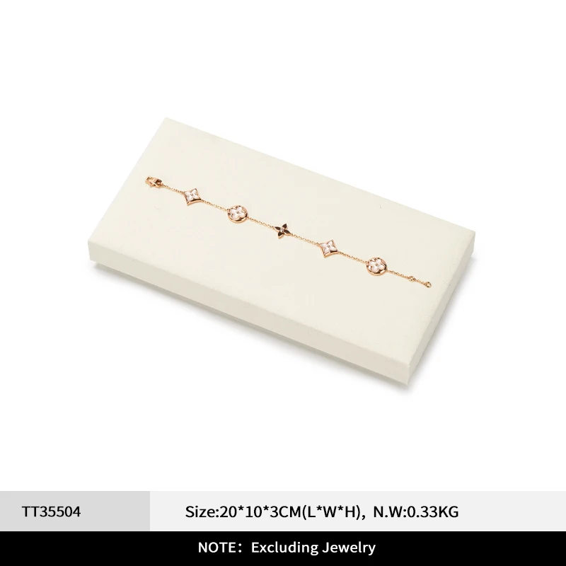 Woodten Beige Schmuck Display Tablett 4