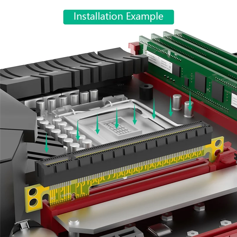 

L53A-PCI-E Express 1X To16x Адаптер карты расширения PCI-E 1X To16x Адаптер карты удлинителя «папа-мама» Удлинительная карта Forgraphics