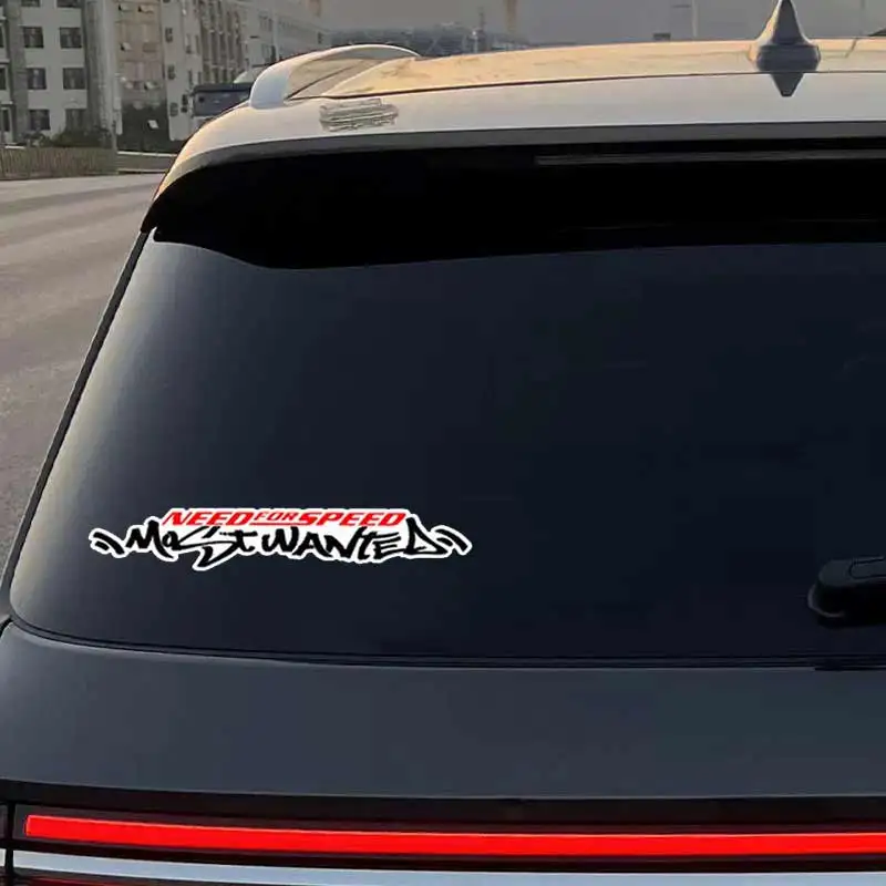 2 Pieces Need For Speed - Most Wanted Car Sticker Waterproof Vinyl Decal on Bumper Rear Window Laptop Self-adhesive Decals Y24 2