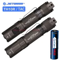 JETBEAM TH10R/TACT Flashlight 2000 Lumens USB Rechargeable XHP35 HD LED USB Rechargeable EDC High Power Tactical Flashlight