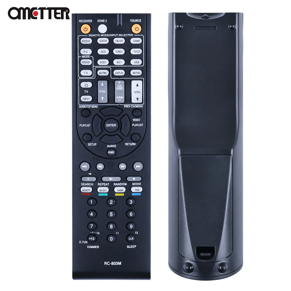 RC-803M Suitable for Onkyo Receiver Remote Control AV TX-NR609 TX-NR609B HT-S7409