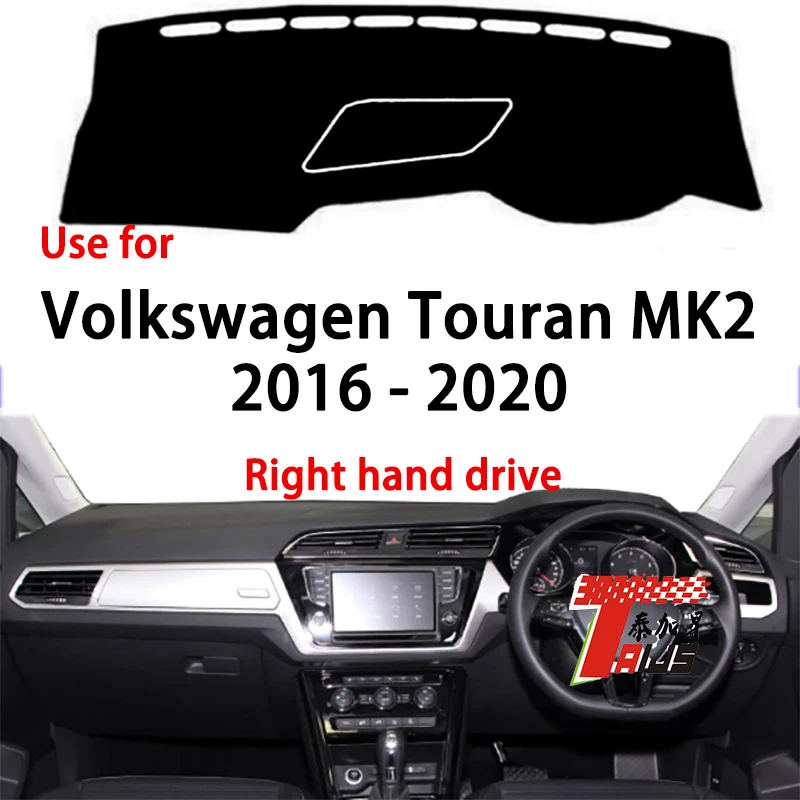 

Замшевый чехол TAIJS высокого качества для приборной панели Volkswagen Touran MK2 2016-2020, лидер продаж