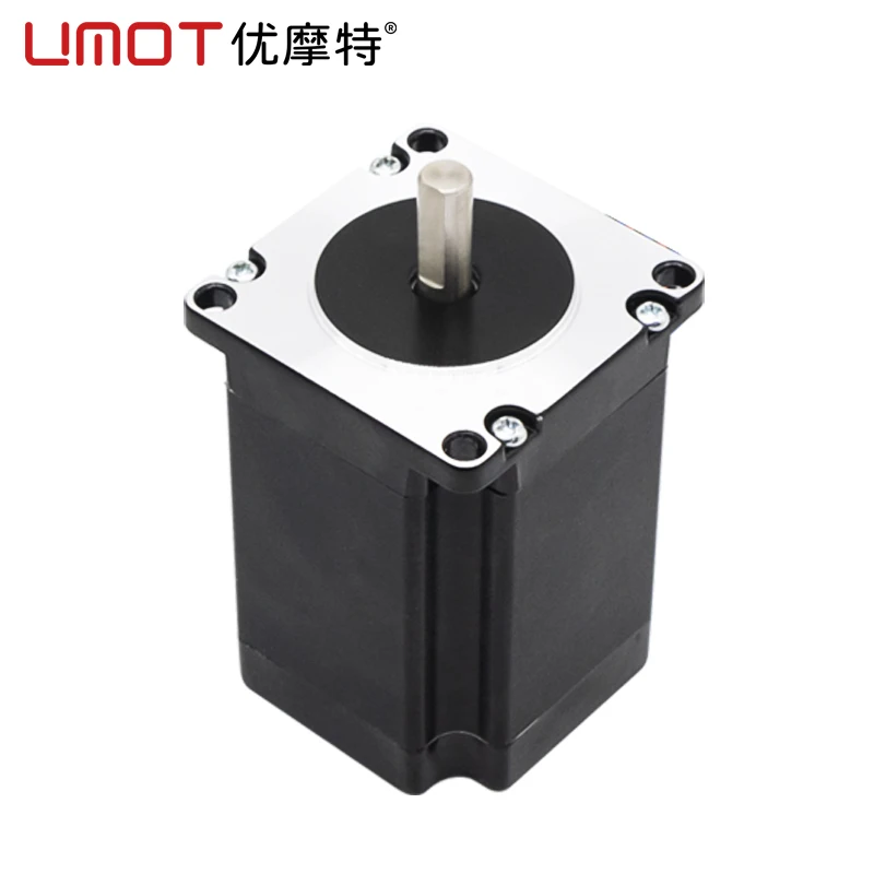 

Гибридный шаговый двигатель UMOT с высоким крутящим моментом 57*55 мм Nema23, 2A постоянного тока, 1,7 В, 8 мм, вал, водонепроницаемый линейный шаговый двигатель для гравировального станка