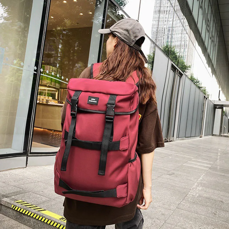 Multifunctional Backpacks Outdoor Travel Backpack Waterproof Leisure Bag Large Capacity Rucksack Skateboard Daypack XM235