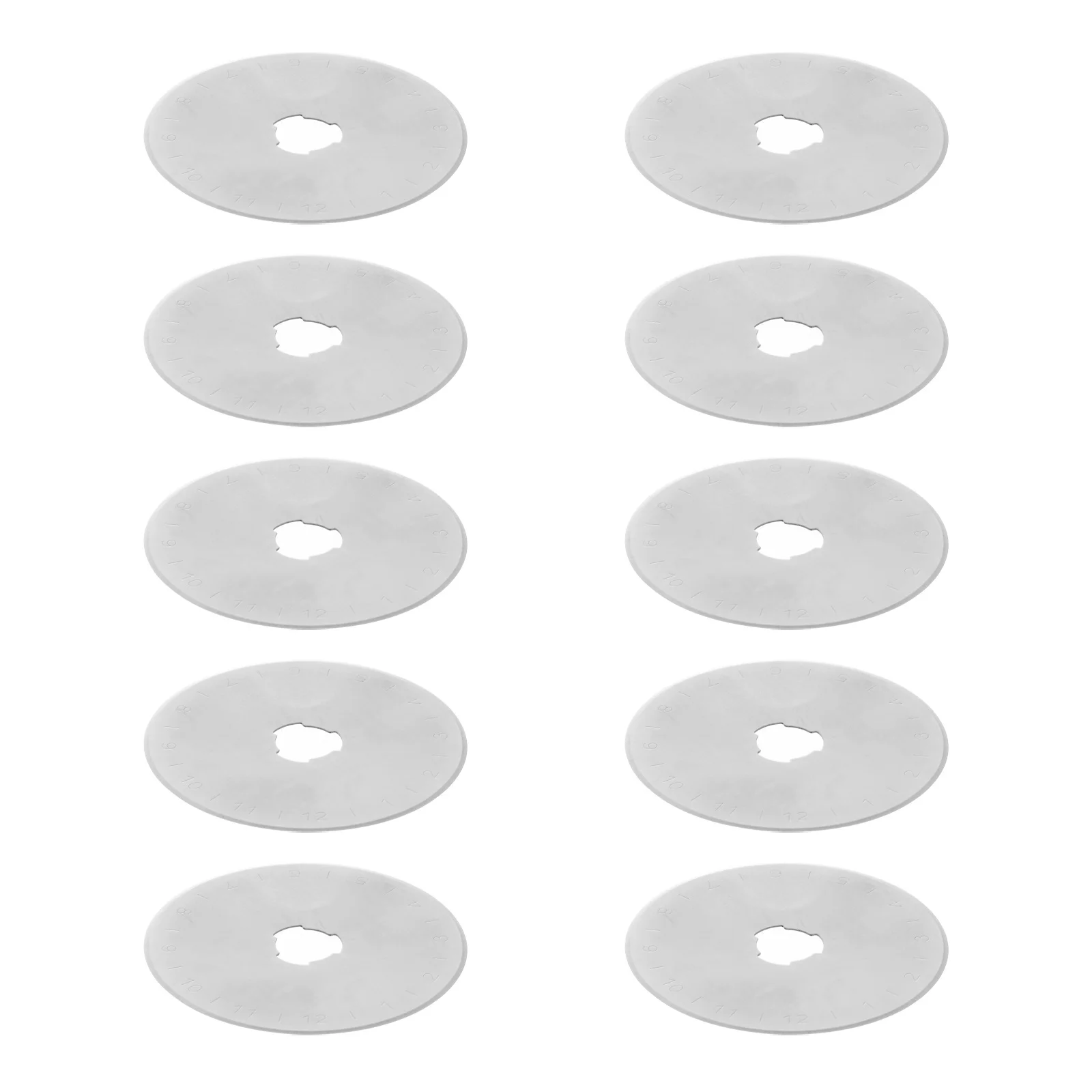 

10Pcs Rotary Cutter Blades 45Mm Super Thin 03Mm Precise Cutting for Fabric Paper Crafts Storage Case Included