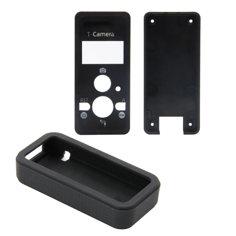 For TTGO T-Camera ESP32 WROVER & PSRAM Camera Module Black PVC Case / Soft Rubber Sleeve O10 22 Dropshipping