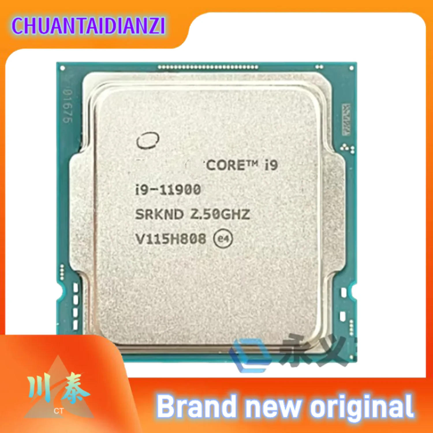 

Intel Core i9-11900 i9 11900 i911900 11900 SRKNJ 2.5GHz 8Core 16Thread 16MB 65W LGA1200 CPU processor