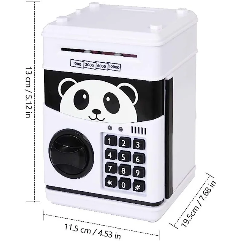 Piggy Bank for Kids, Electronic Password Piggy Bank Kids Safe Bank Mini ATM Piggy Bank Toy for 3-14 Year Old Boys and Girls