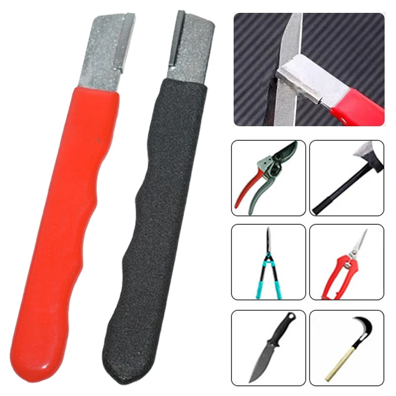 1/2Pcs Professional Sharpener Stone Multi-function Sharpener For All Blades Kitchen Scissors Garden Shears Quick Sharpening Tool