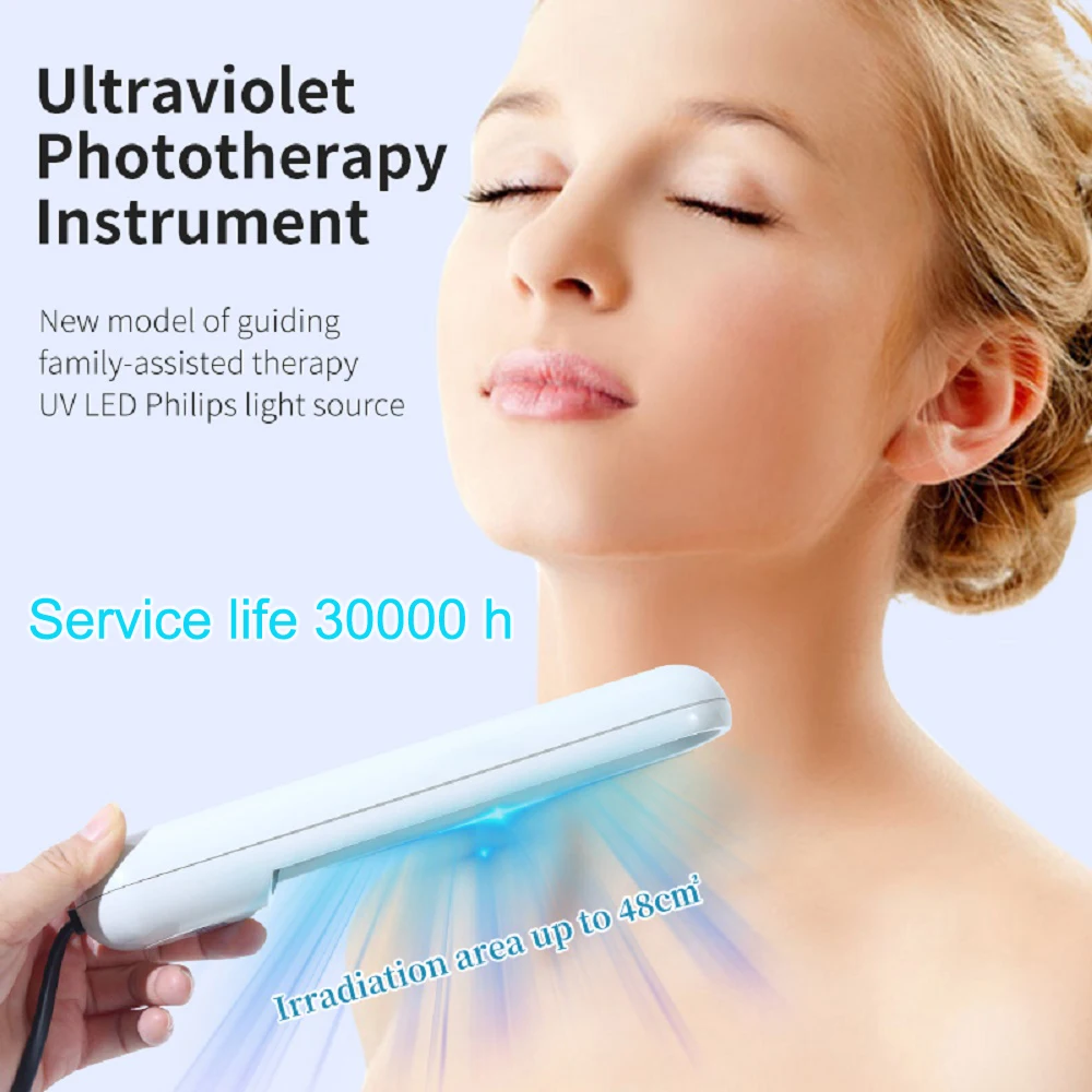 Thuisgebruik 308nm Uvb Fototherapie Smalle Band Uv Fototherapie Lamp Uvb Lichttherapie Psoriasis Voor Vitiligo