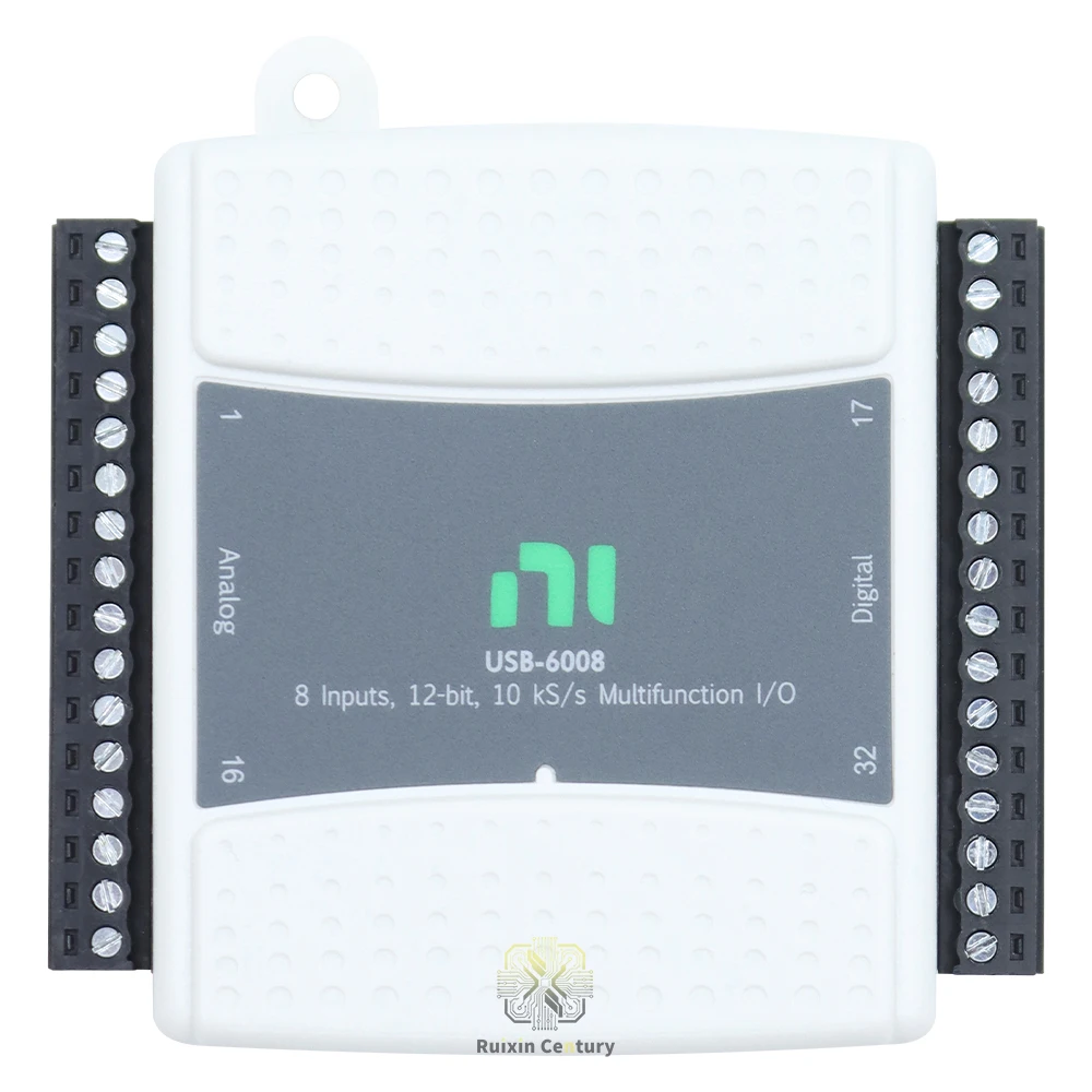 FOR NI USB-6008 Data Acquisition Card Multifunction DAQ Device 779051-01 8AI 2AO 12DIO 12-Bit 10kS/s Screw Terminal Genuine