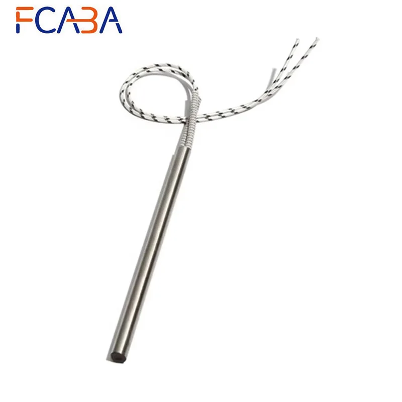 

2PCS 10mm 380~500mm 316SUS Single Head Dual Heating Tube 110/220/380V Cartridge Heater 1500/1600/1700/1800/2000W Resistance Part