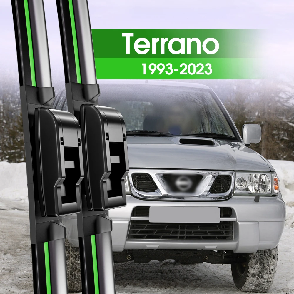 

2pcs Front Windshield Wiper Blades For Nissan Terrano R20 R50 D10 1993-2023 2002 2003 2005 2010 Windscreen Window Accessories